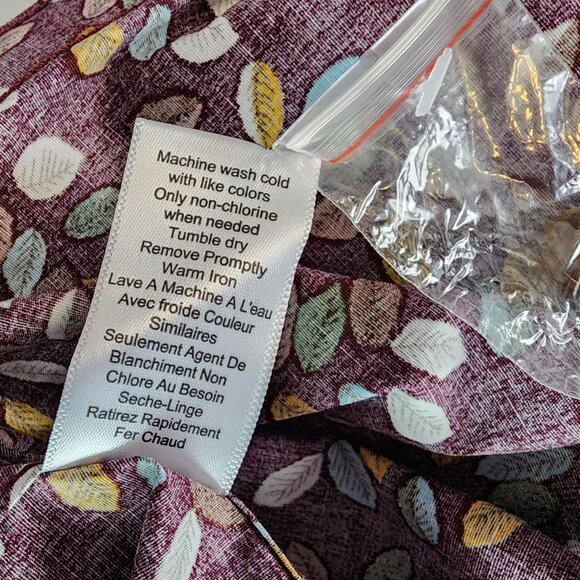 NEW Paisley & Gray Mens Large 17 Shirt Slim Fit Winery Leaf Pattern Button - Picture 7 of 11